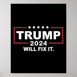 Poster Eleição Trump 2025 Vai Corrigir Design 1