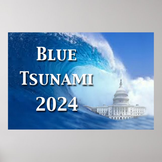 Poster Eleições 2024 no tsunami (Frente)