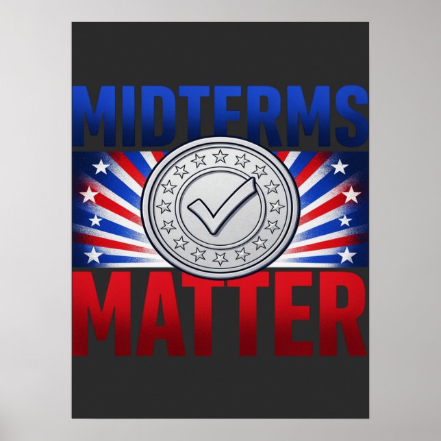 Poster Eleições Intermediárias Importam Marca de Verifica (Frente)