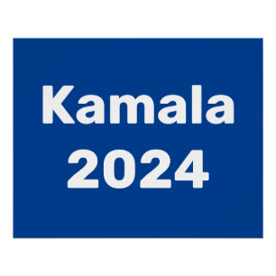 Pôster Eleições Presidenciais De Kamala 2024