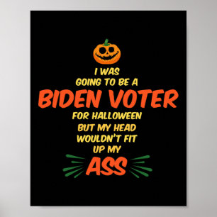 Poster Eleitor de Biden Anti Democrata e Liberal Eleitor
