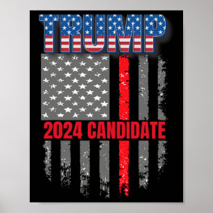 Poster Eleitor de Trump Republicano Apoiador 20247