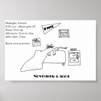 Pôster Eleitor estudantil