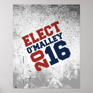 Poster Eleja o design de néon de O'Malley 2016