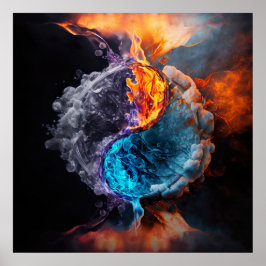 Poster Elemental Yin Yang