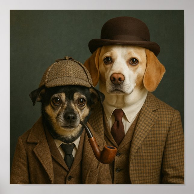 Poster "Elementary, Watson" (Frente)