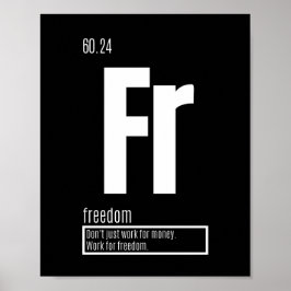 Poster Elementos fundamentais do sucesso - Liberdade