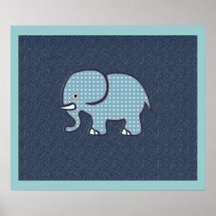 Poster elephant for walls