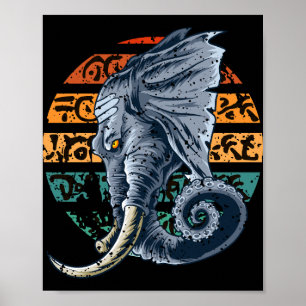 Poster Elephantopus Tenta de Elefante Tromba Lovecraft