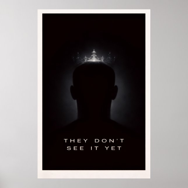 Poster Eles Ainda Não Conseguem Ver - Poder Silencioso Mo (Frente)