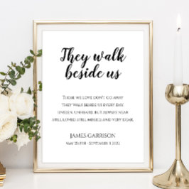 Poster Eles Andam ao Nosso Lado Poema Memorial