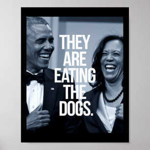 Poster Eles Estão Comendo Os Cães.