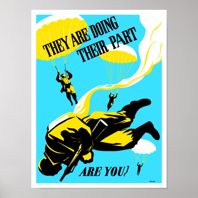Poster Eles Estão Fazendo A Parte Deles, Está? — WW2 (Frente)