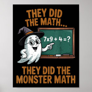 Poster Eles Fizeram Fantasia de Halloween de Professor de