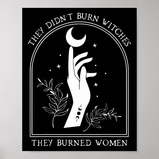 Poster Eles não queimaram bruxas que queimaram mulheres b (Frente)