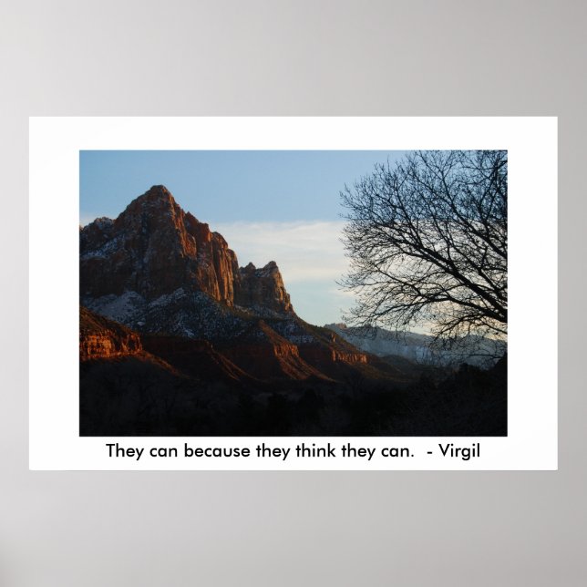 Poster Eles podem porque pensam que podem (Frente)