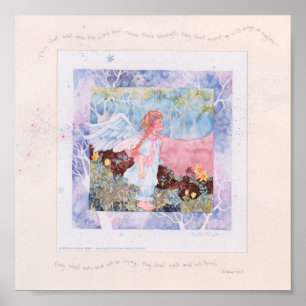 Pôster Eles que esperam anjo arquivado de qualidade artís