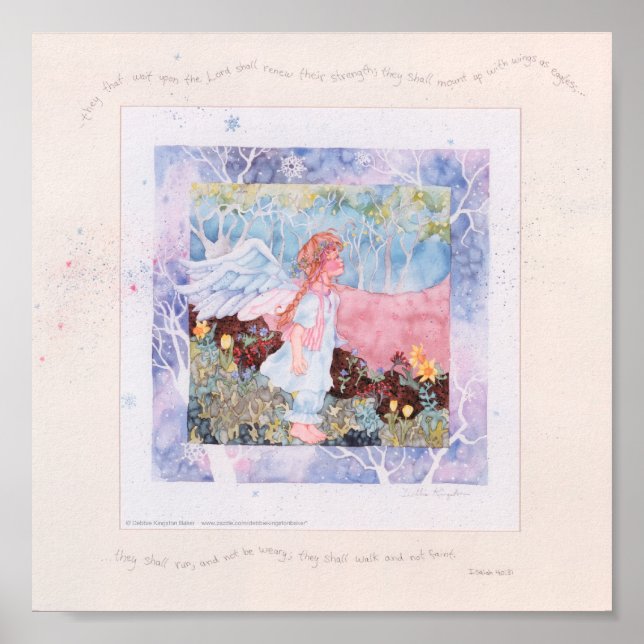 Pôster Eles que esperam anjo arquivado de qualidade artís (Frente)