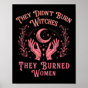 Poster Eles Queimaram Bruxas Mulheres Feminismo Wi