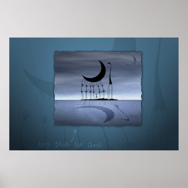 Pôster Eles Roubaram A Lua (Frente)