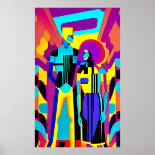 Poster Eles se encontraram em uma festa - Ken Gage Art