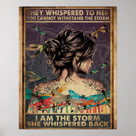 Poster Eles sussurravam para ela - Home Decor Wall Ar