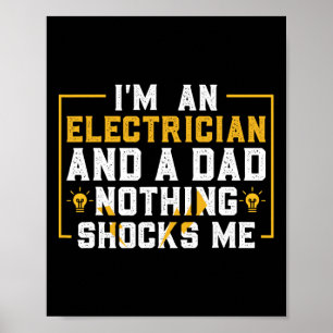 Poster Elétrica de Engenharia Elétrica Funny Eletrônica