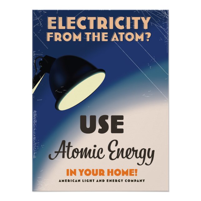 Pôster Eletricidade do Átomo? (Frente)