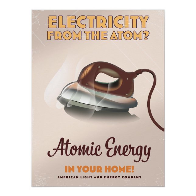 Pôster Eletricidade do Átomo? (Frente)