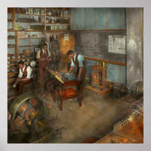 Pôster Eletricista - curso 1915 da engenharia elétrica