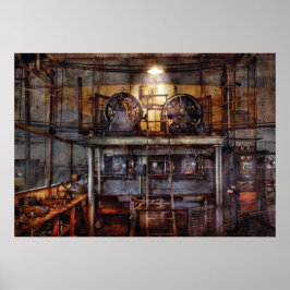 Pôster Elétrico - Estação Turbine