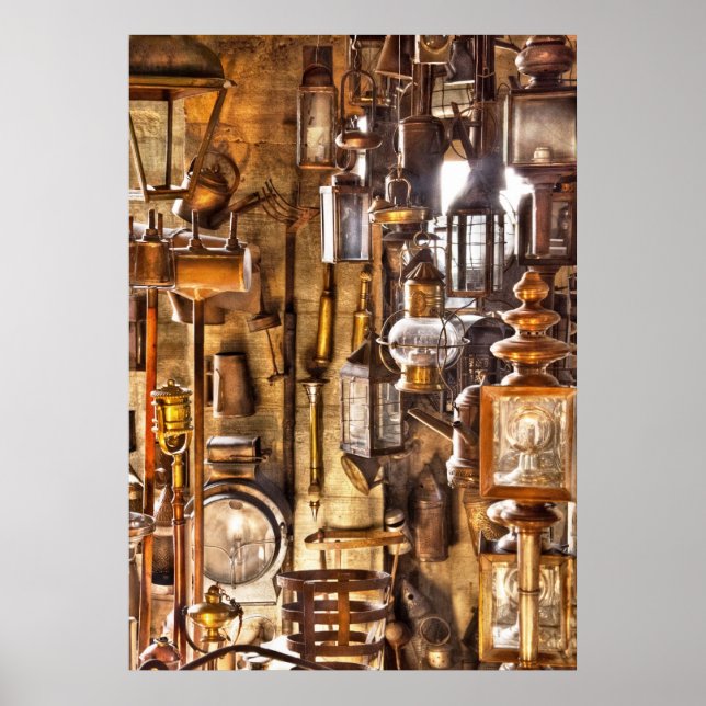 Pôster Elétrico - Que haja luz! (Frente)