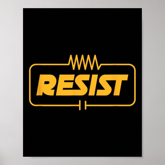 Poster Elétrico resistente ao Engenheiro elétrico eletrôn (Frente)