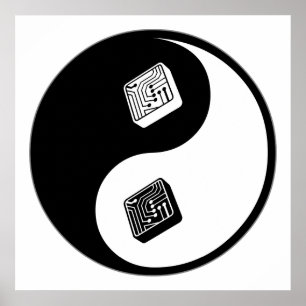 Pôster Eletrônicos de Yin Yang
