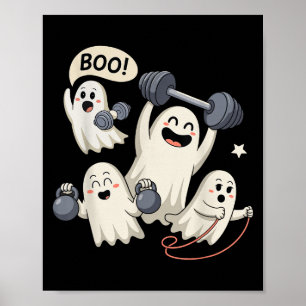 Poster Elevação de Peso da Malhação de Halloween do Gym G