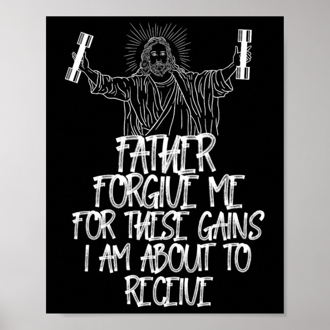 Poster Elevação De Peso, Desculpem-Me Estes Ganhos (Frente)