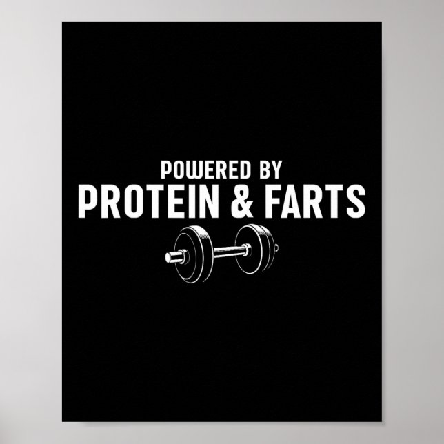 Poster Elevação De Peso Por Proteínas E Farinhas (Frente)
