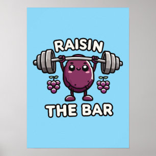 Poster Elevação do Bar - Motivação Engraçada De Giro