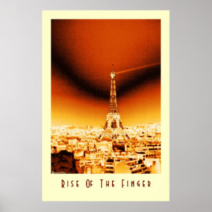 Pôster Elevação do dedo