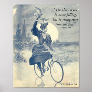 Poster Elevação quando você citações do Victorian da