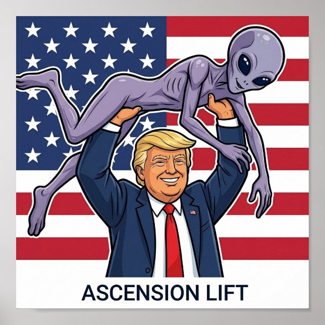 Poster elevador de ascensão (Frente)