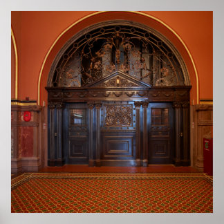 Poster Elevador de Vintage