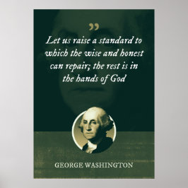 Poster Elevemos um padrão a que os sábios