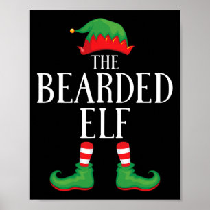 Poster Elf Correspondente Grupo Xmas Família Engraçada Ch
