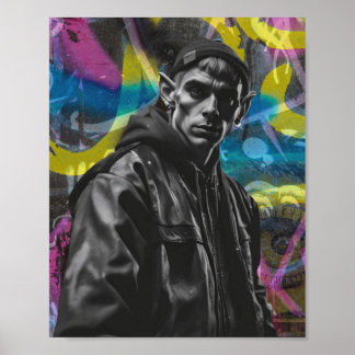 Poster Elf de Grafite Urbano