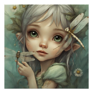 Pôster Elf e Dragonfly 1