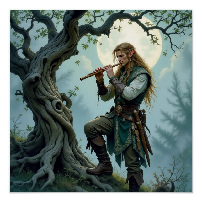 Pôster Elf Flute Poster (Frente)
