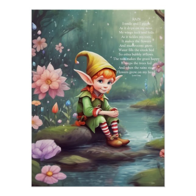 Pôster Elf Rain (Frente)