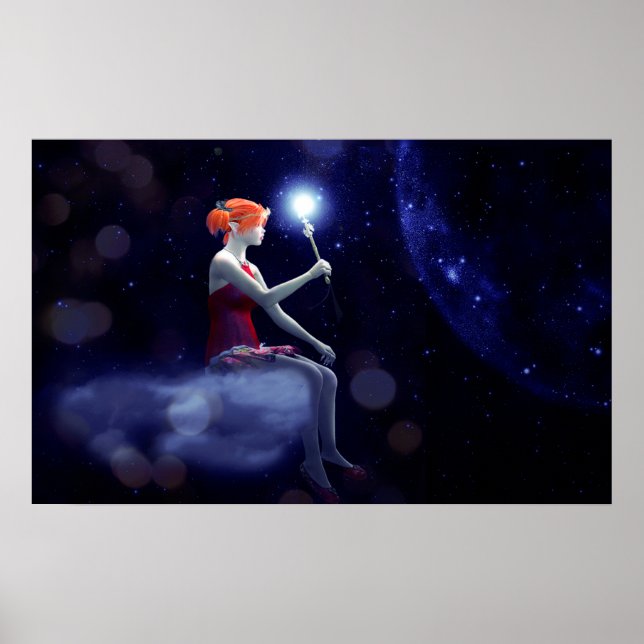 Pôster Elf Wand (Frente)