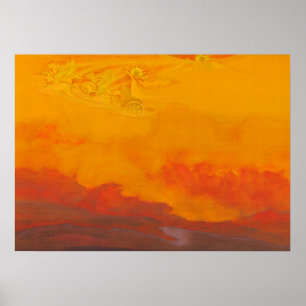 Poster Elijah, o profeta de Nicholas Roerich